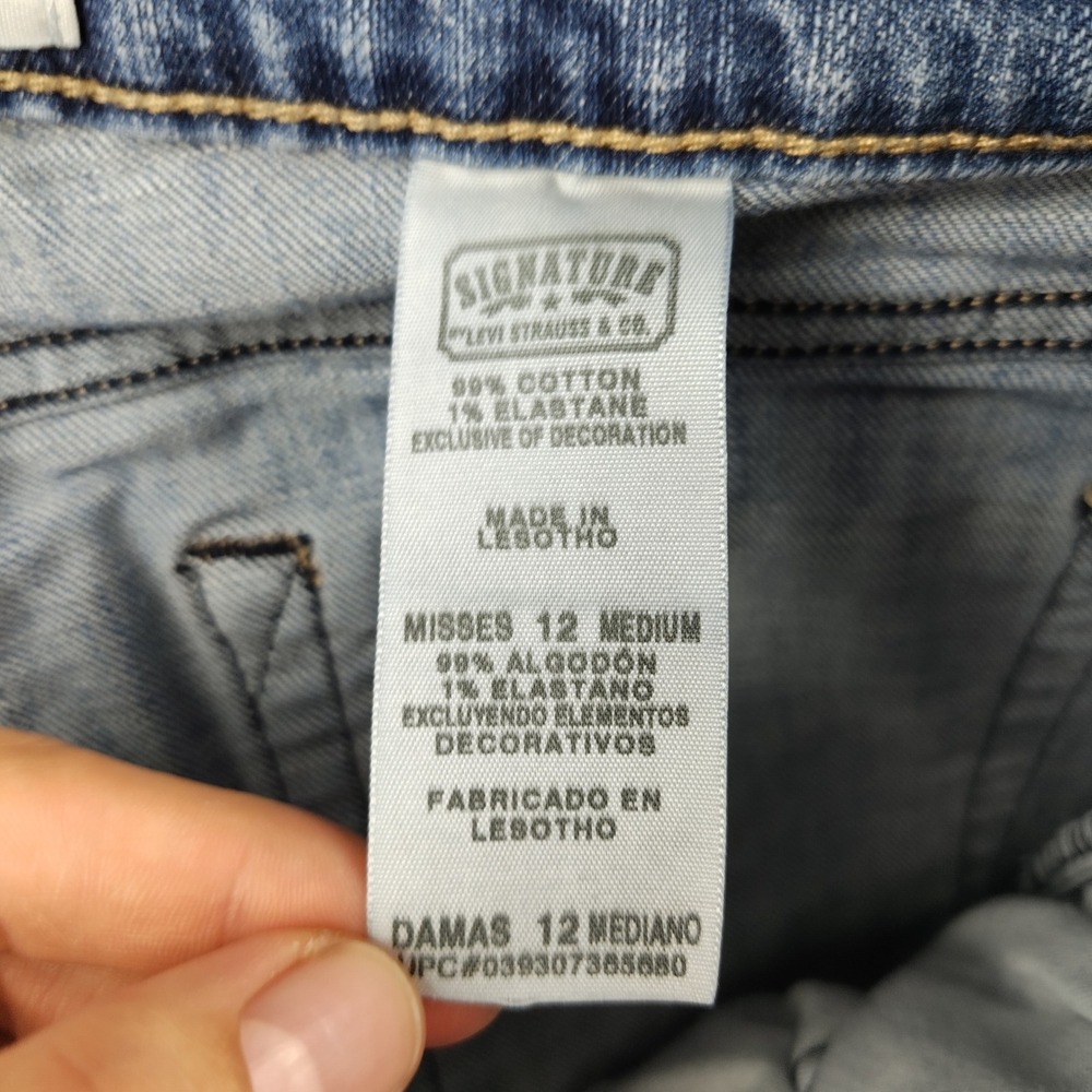 VTG Levis Womens Low Rise Bootcut Jeans 33x31 Blue Size 12 Medium Western Rodeo - Picture 6 of 7
